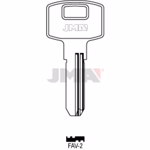 LLAVE JMA LATON SEGURIDAD (FAV-2)