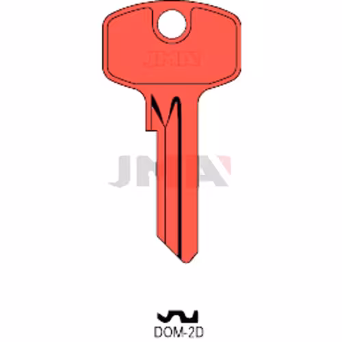 LLAVE JMA ALUMINIO (DOM-2D ROJO)