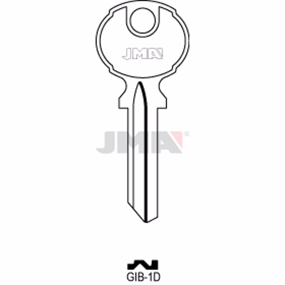 LLAVE JMA ACERO-C (GIB-1D)