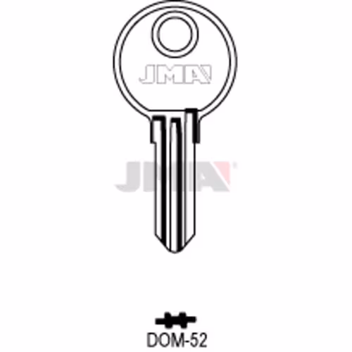 LLAVE JMA ACERO-C (DOM-52)