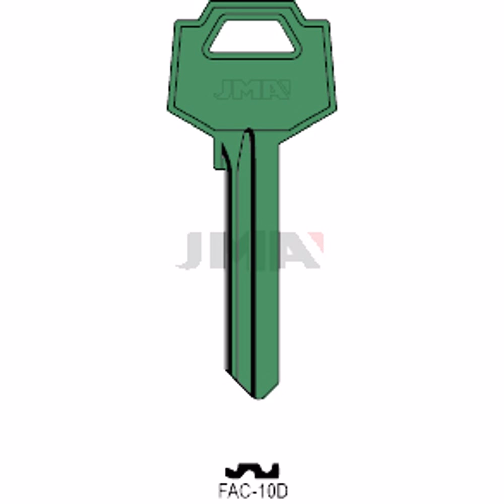 LLAVE JMA ALUMINIO (FAC-10D VERDE)
