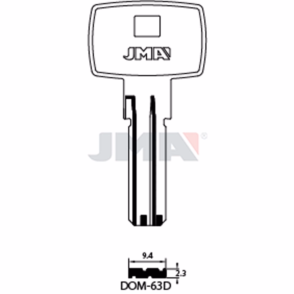 LLAVE JMA ALPACA SEGURIDAD (DOM-63D)