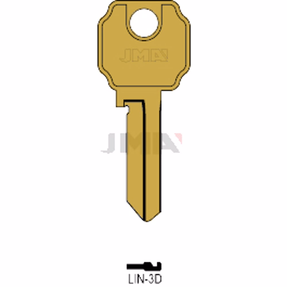 LLAVE JMA ALUMINIO (LIN-3D ORO)