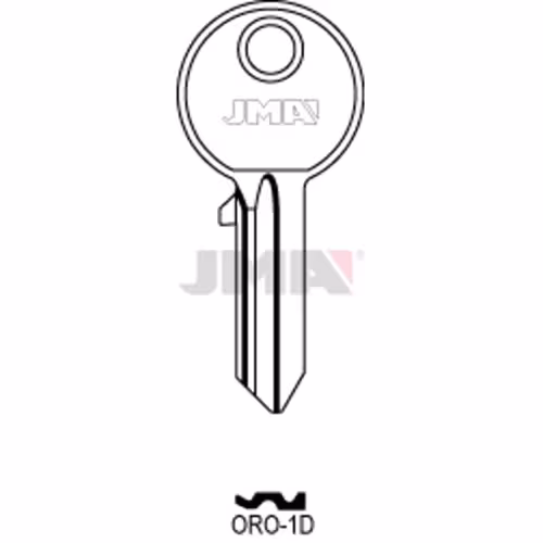 LLAVE JMA ACERO-C (ORO-1D)