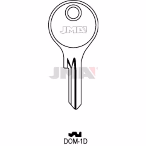 LLAVE JMA ACERO-B (DOM-1D)