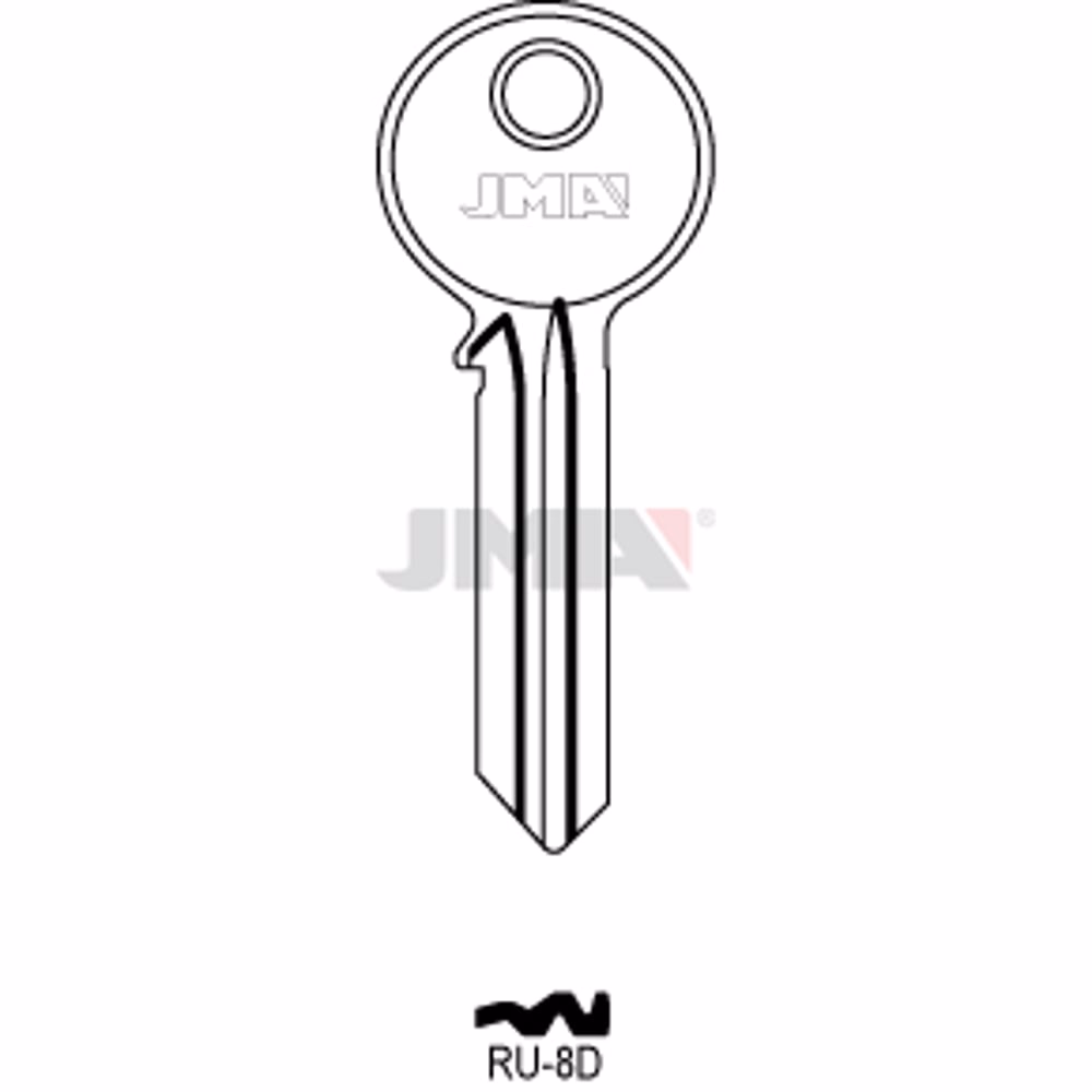LLAVE JMA ACERO-C (RU-8D)