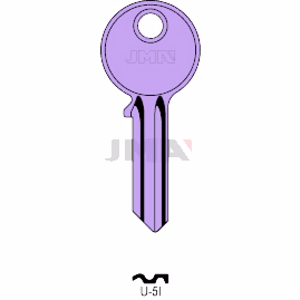 LLAVE JMA ALUMINIO (U-5I LILA)