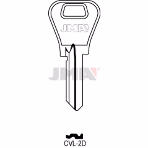 LLAVE JMA ACERO-B (CVL-2D)