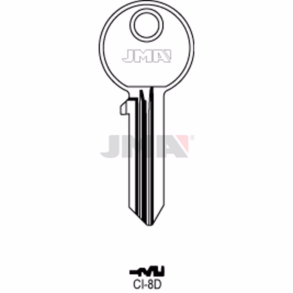 LLAVE JMA ACERO-B (CI-8D)