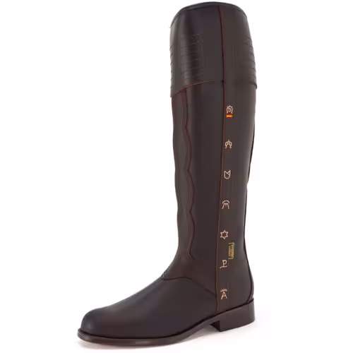 BOTO ROCIERO HIPICO CON CREMALLERA MOD 295-01