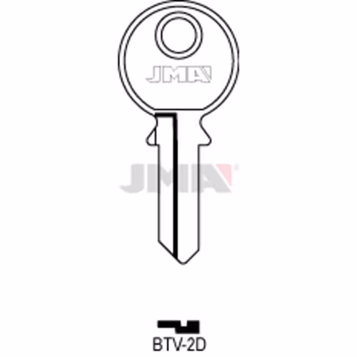 LLAVE JMA ACERO-B (BTV-2D)
