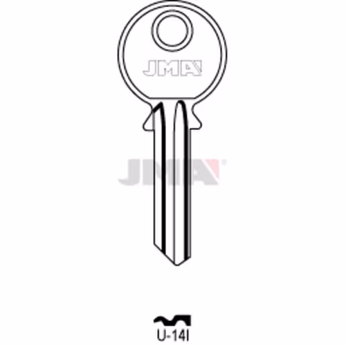 LLAVE JMA ACERO-C (U-14I)