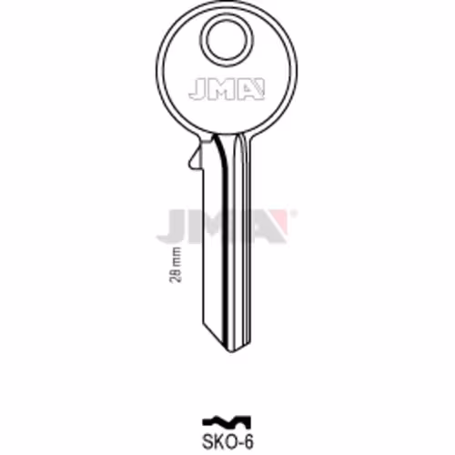 LLAVE JMA ACERO-C (SKO-6)