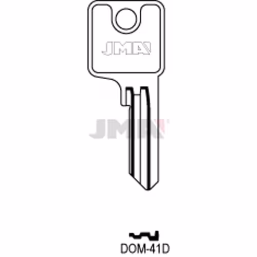 LLAVE JMA ACERO-C (DOM-41D)