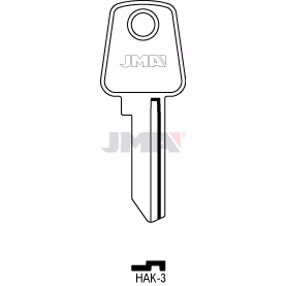 LLAVE JMA ACERO-C (HAK-3)