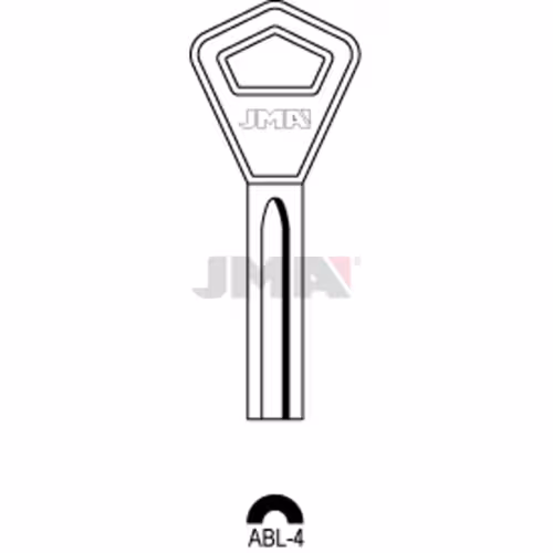 LLAVE JMA LATON SEGURIDAD (ABL-4)