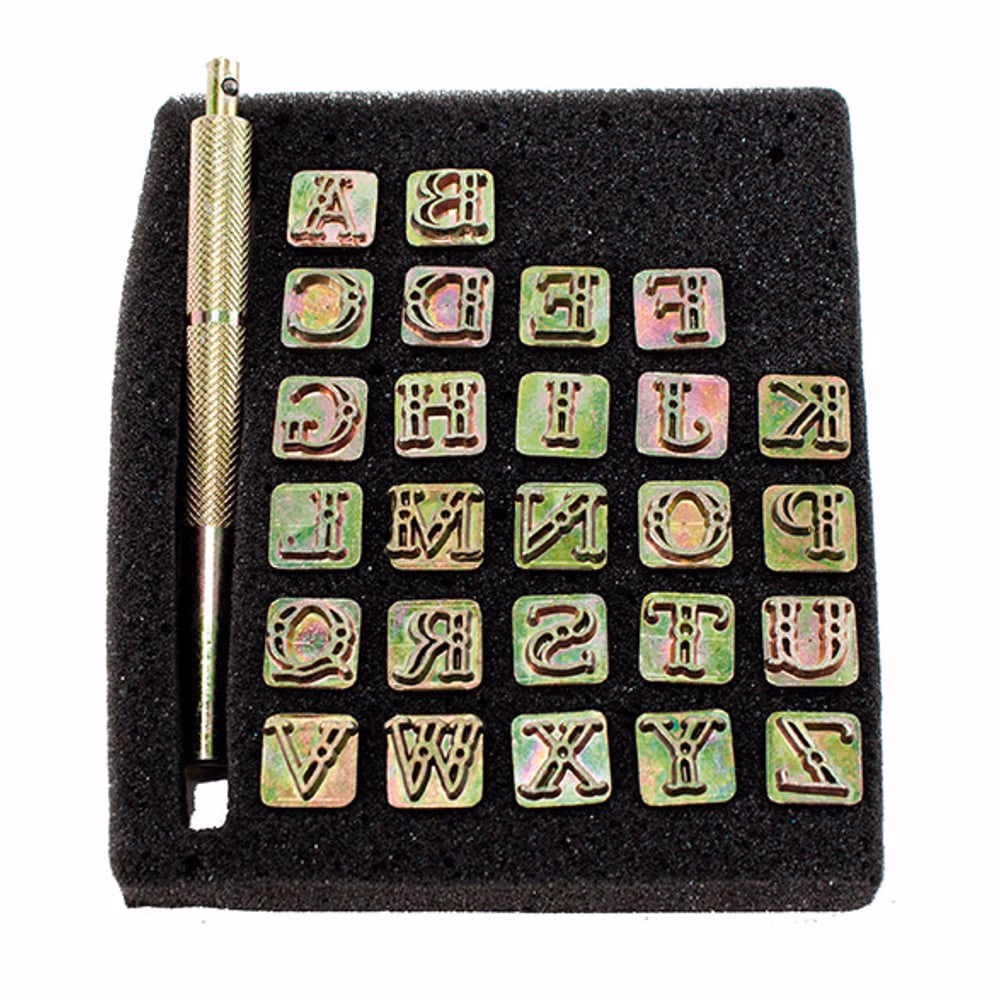 SET-GRABADOR ALFABETO RF.490 (3/8")