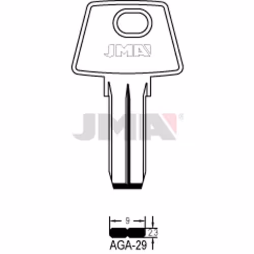 LLAVE JMA LATON SEGURIDAD (AGA-29)