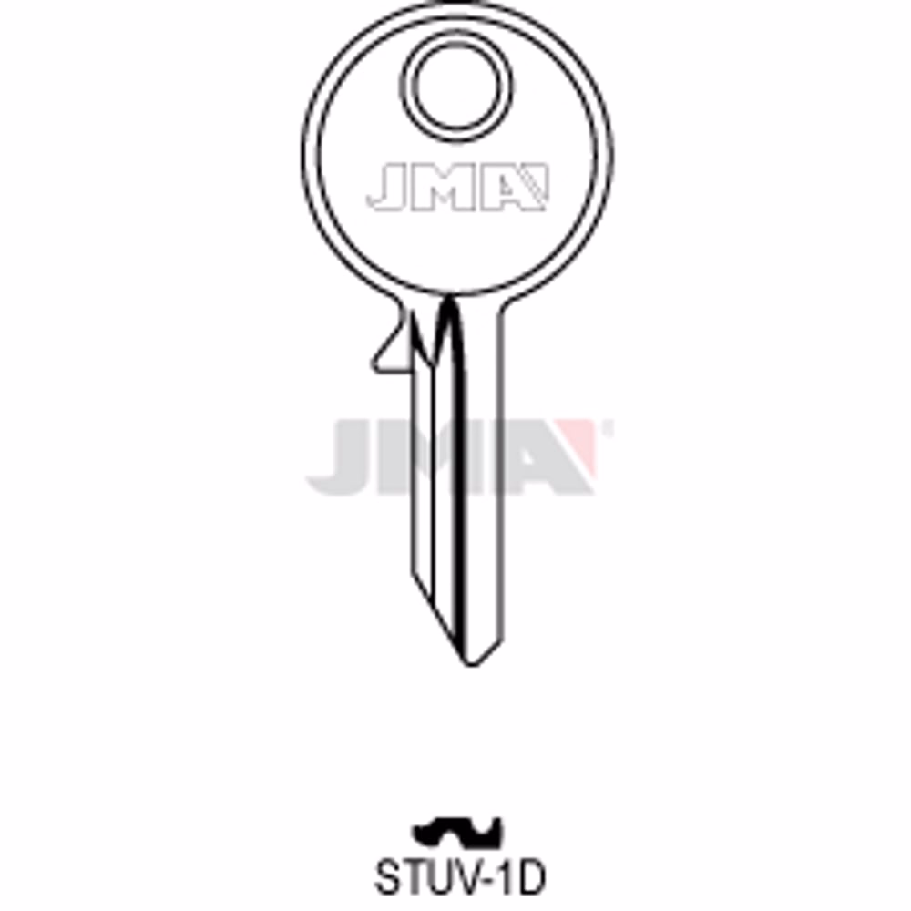 LLAVE JMA ACERO-C (STUV-1D)