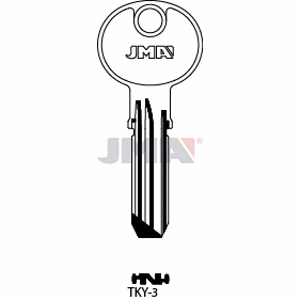 LLAVE JMA LATON SEGURIDAD (TKY-3)