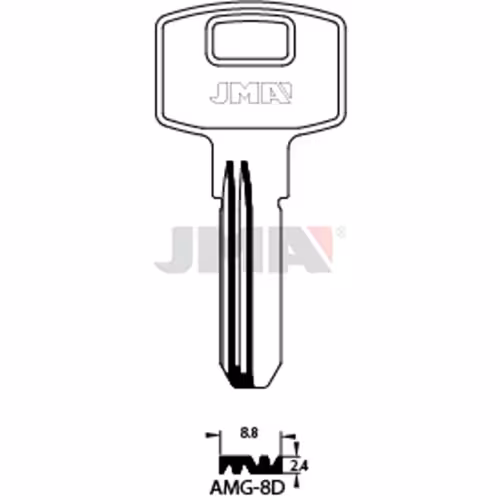 LLAVE JMA LATON SEGURIDAD (AMG-8D)