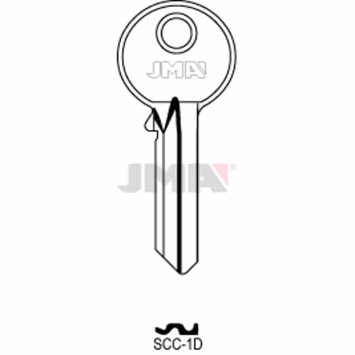 LLAVE JMA ACERO-C (SCC-1D)