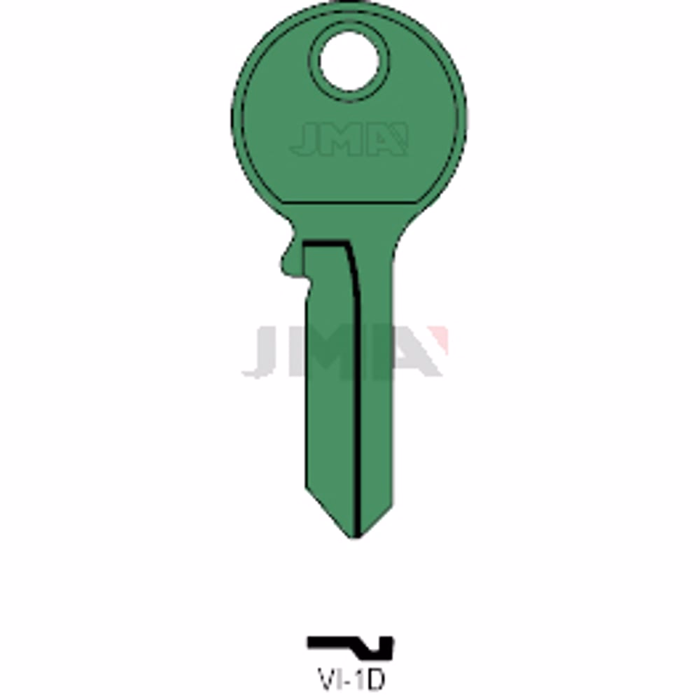LLAVE JMA ALUMINIO (VI-1D VERDE)