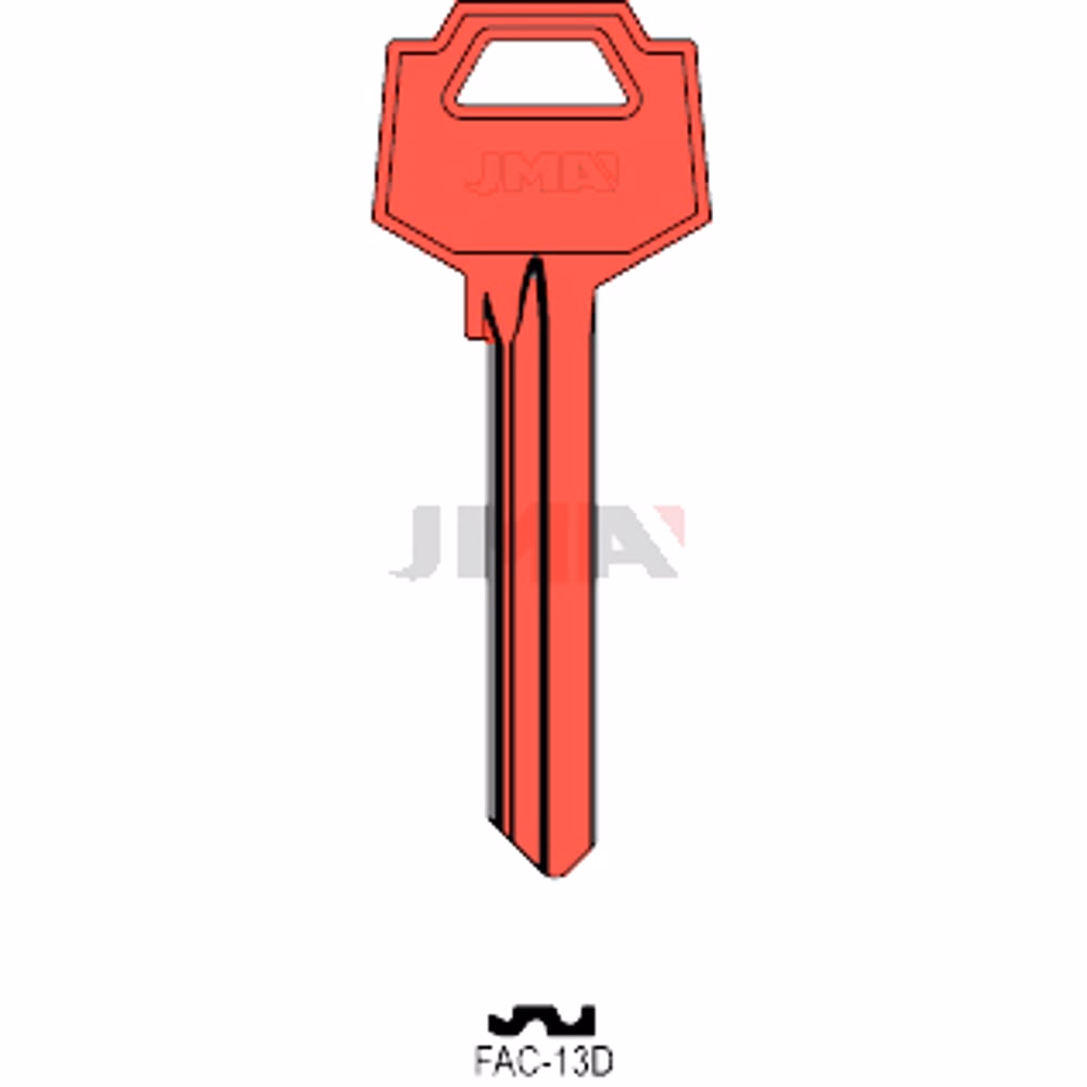 LLAVE JMA ALUMINIO (FAC-13D ROJO)