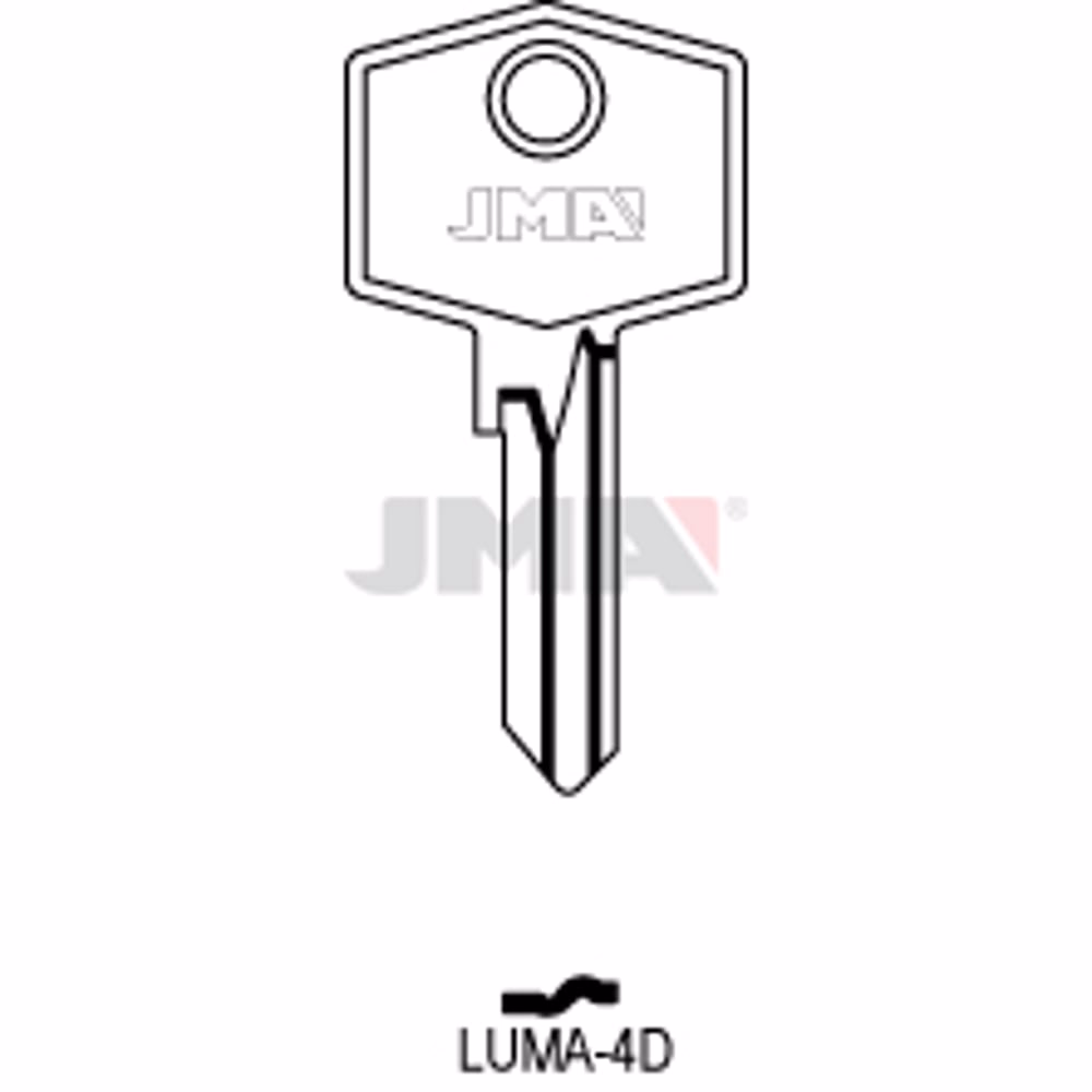 LLAVE JMA ACERO-B (LUMA-4D)