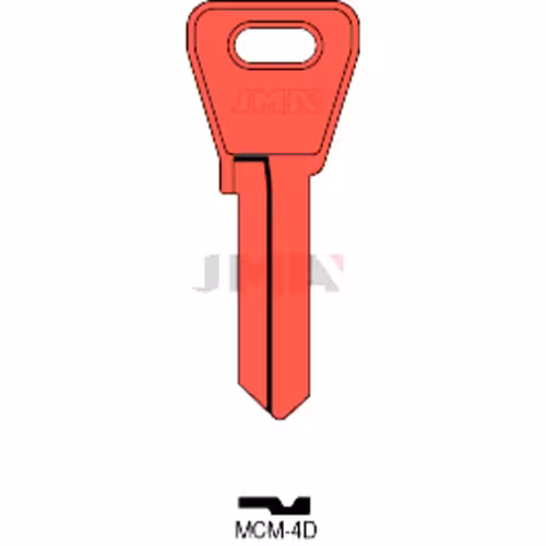 LLAVE JMA ALUMINIO (MCM-4D ROJO)
