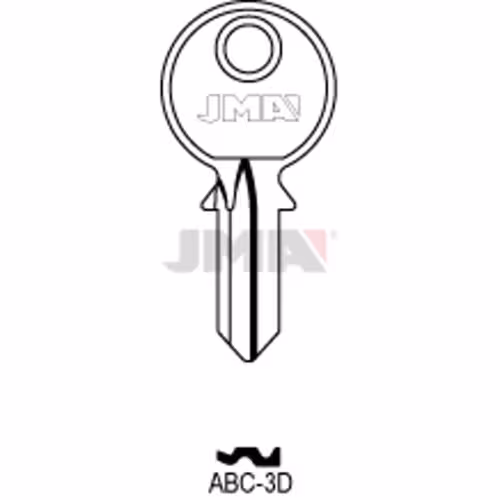 LLAVE JMA ACERO-B (ABC-3D)