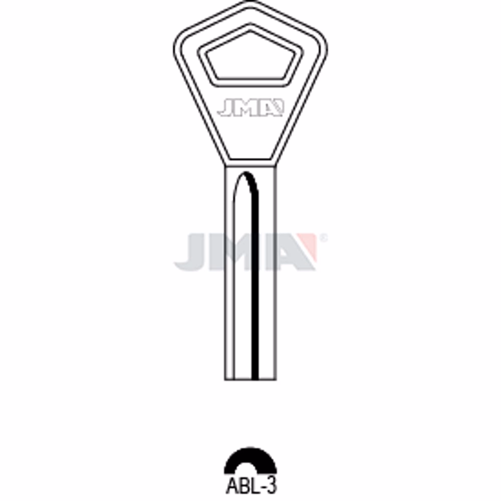 LLAVE JMA LATON SEGURIDAD (ABL-3)