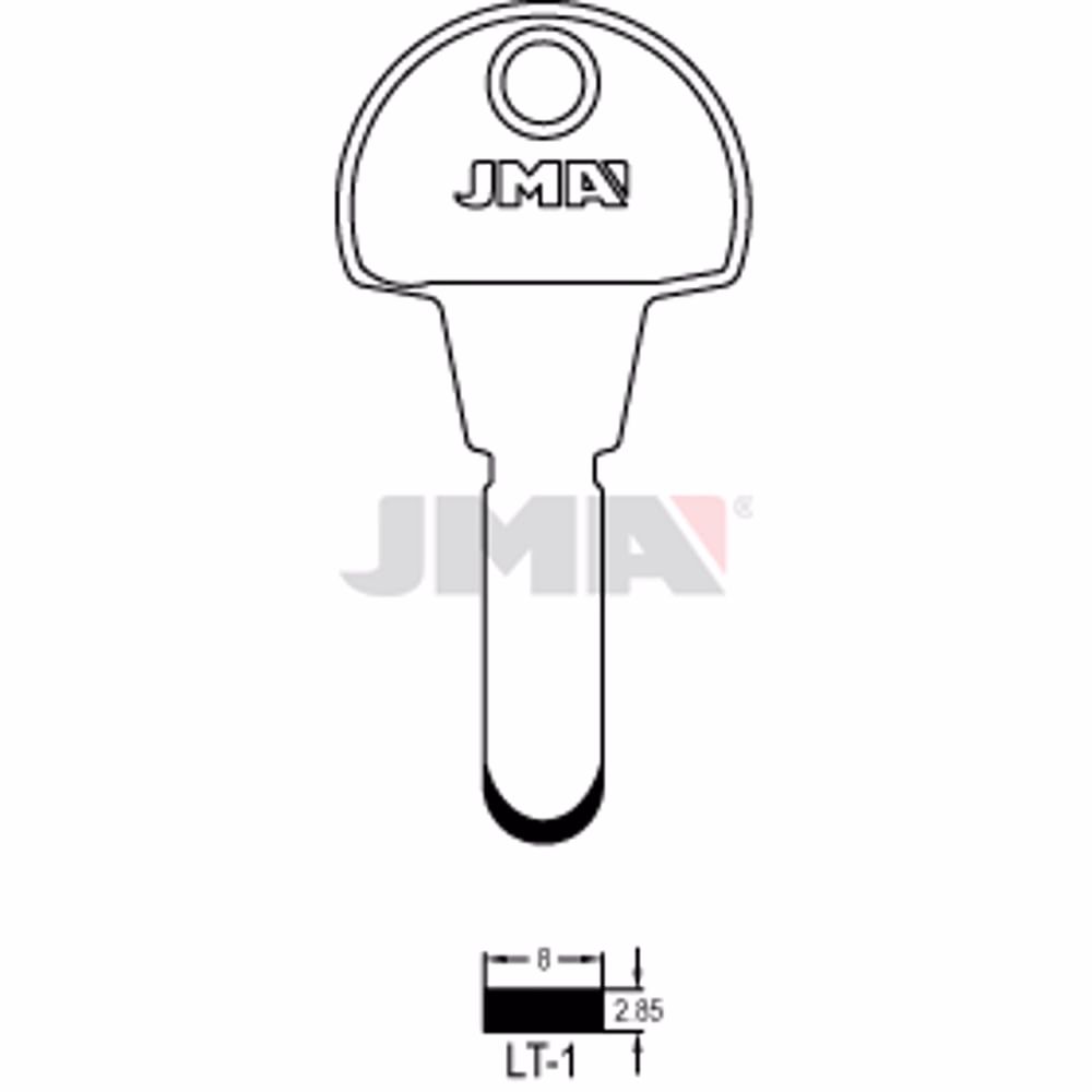 LLAVE JMA LATON SEGURIDAD (LT-1)