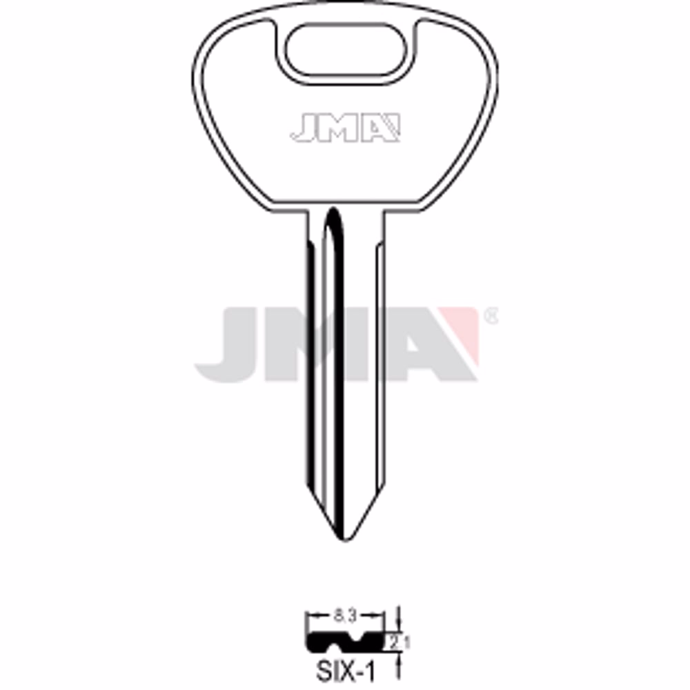 LLAVE JMA ACERO-C (SIX-1)