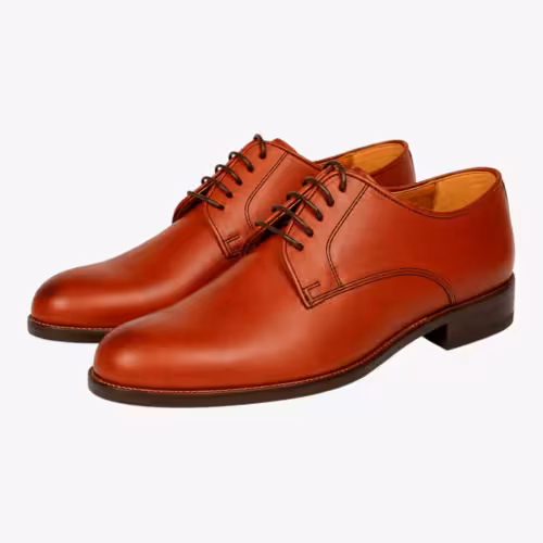 4573 ZAPATO TERNERA PISO SUELA MOD 254-01 (COÑAC)