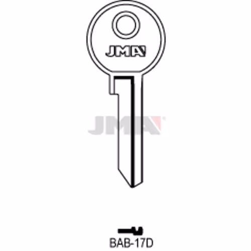 LLAVE JMA ACERO-C (BAB-17D)