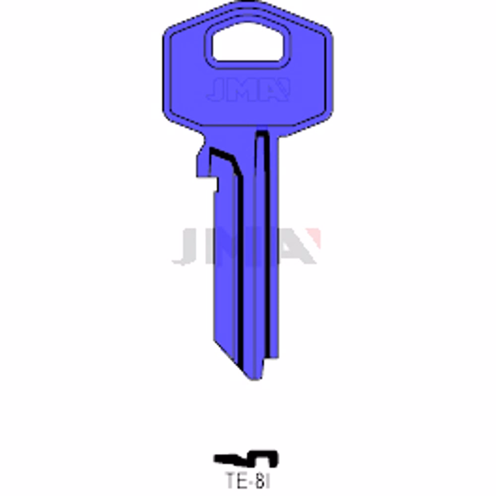 LLAVE JMA ALUMINIO (TE-8I AZUL)
