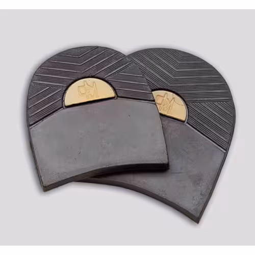 HEEL DM BEIGE INLAY