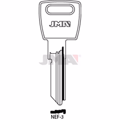 LLAVE JMA ACERO-C (NEF-3)