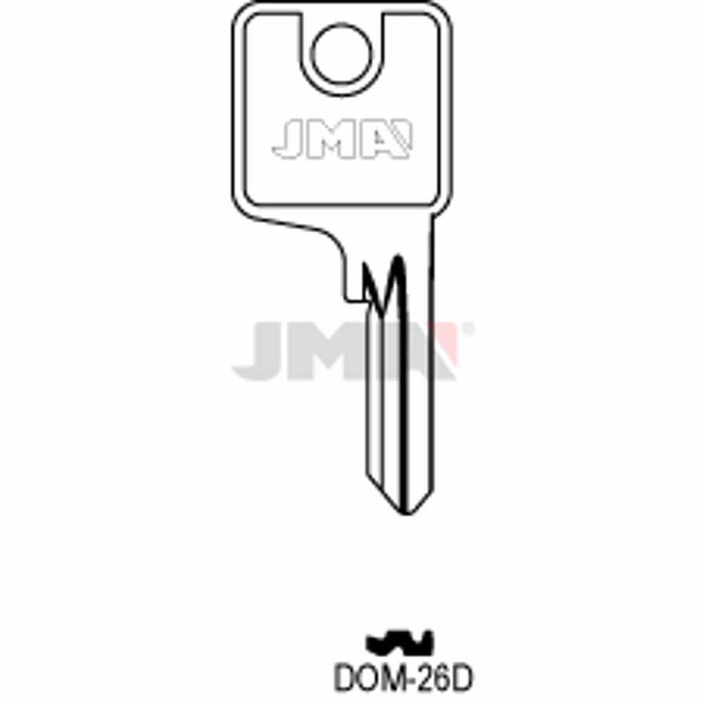 LLAVE JMA ACERO-C (DOM-26D)