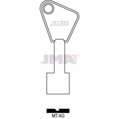 LLAVE JMA LATON SEGURIDAD (MT-AG)