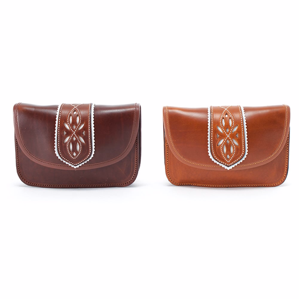 BOLSO AMAZONA RF.181 TIRA PICADA VAQUETA