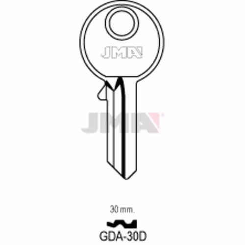 LLAVE JMA ACERO-C (GDA-30D)