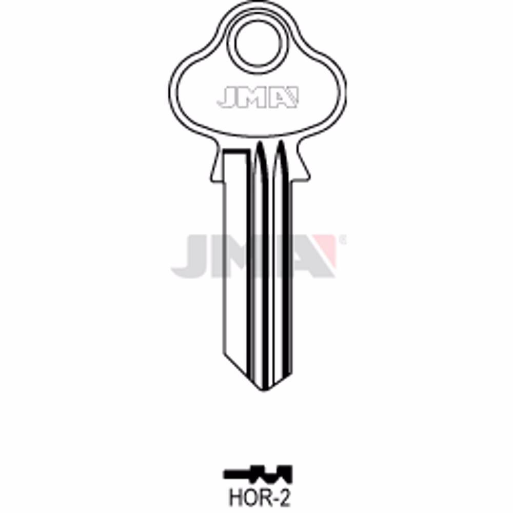 LLAVE JMA ACERO-C (HOR-2)