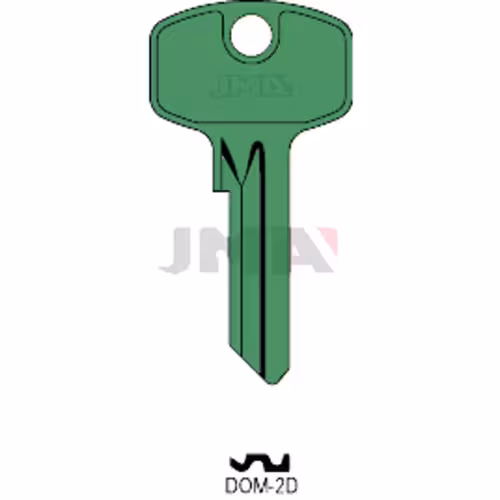 LLAVE JMA ALUMINIO (DOM-2D VERDE)