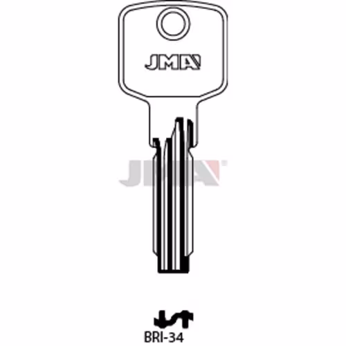 LLAVE JMA LATON SEGURIDAD (BRI-34)