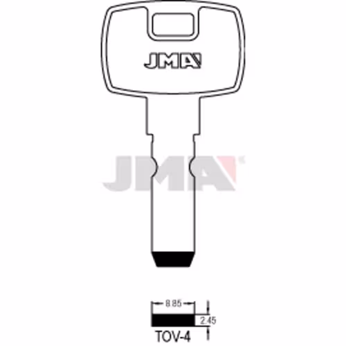 LLAVE JMA ALPACA SEGURIDAD (TOV-4)