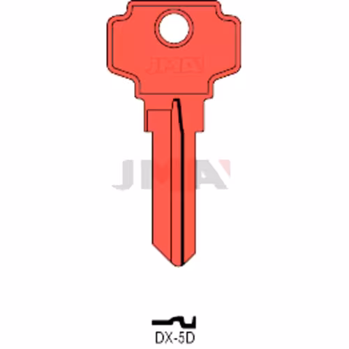 LLAVE JMA ALUMINIO (DX-5D ROJO)