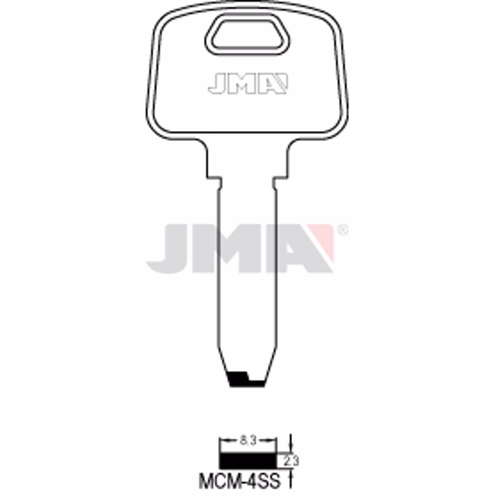 LLAVE JMA ALPACA SEGURIDAD (MCM-4SS)