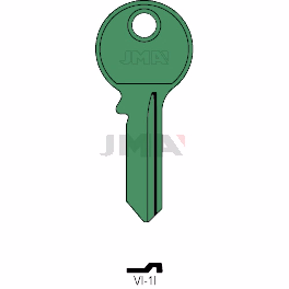 LLAVE JMA ALUMINIO (VI-1I VERDE)